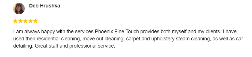 Client featured on the original Phoenix Fine Touch homepage 7