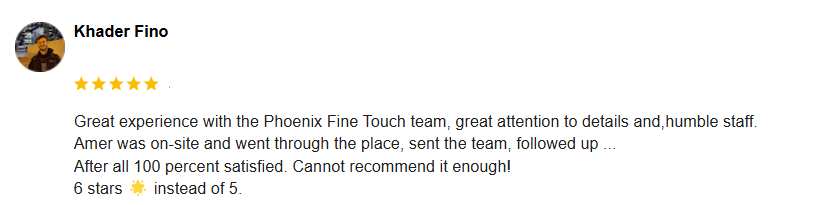 Client featured on the original Phoenix Fine Touch homepage 12