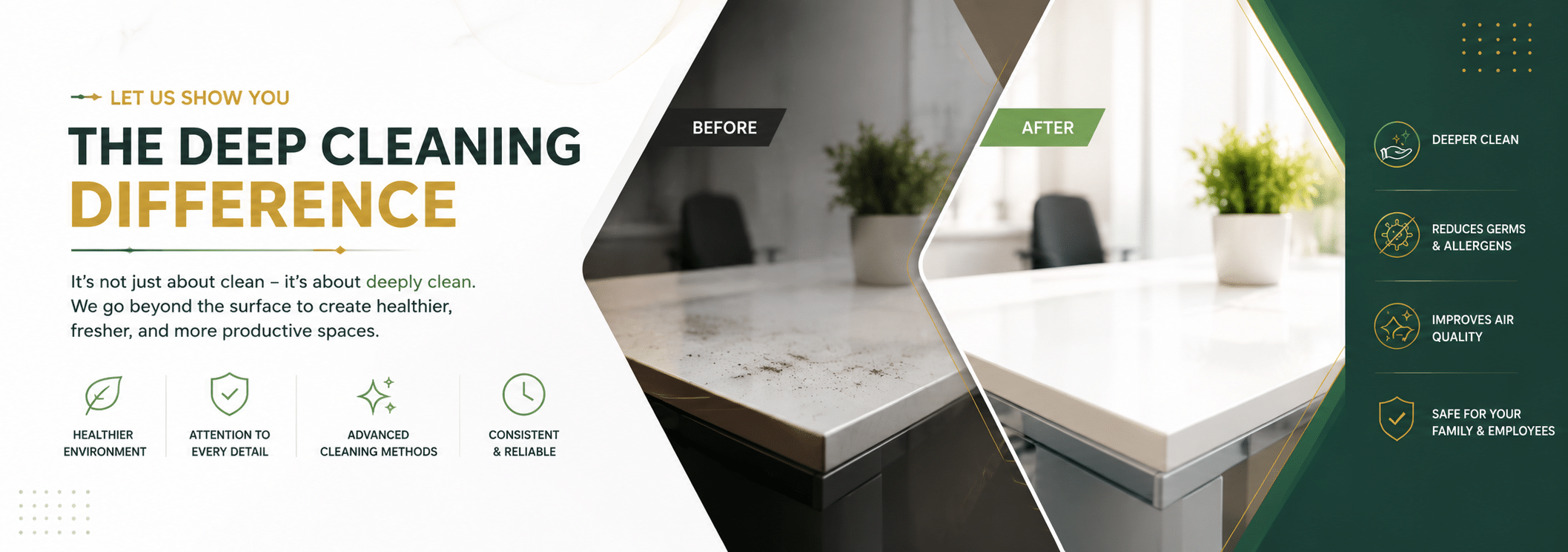 Cleaning Difference